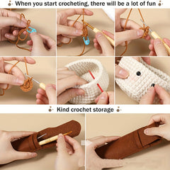 Crochet Material Package with English Instructions