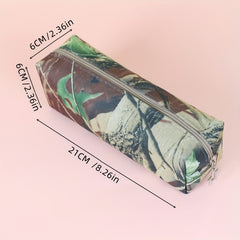 Waterproof Oxford Cloth Pencil Bag with Large Capacity