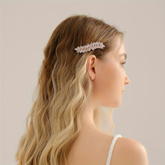 Retro Zircon Hair Clip Side Clip Barrette Bridal Hair Accessories