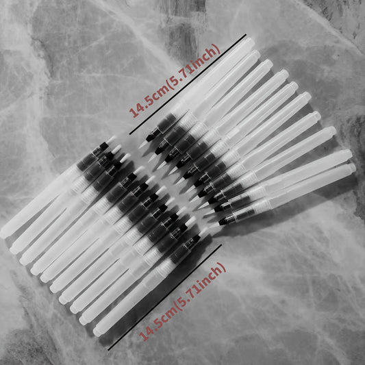 20 Pack Nylon Brushes with Water Storage Pen Set for Acrylic Watercolor Painting