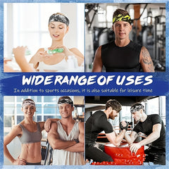 Men's Sports Headbands Sweat Wicking, Breathable Running Fitness Yoga 2pcs
