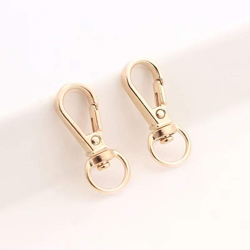 10pcs Zinc Alloy Hook Buckle for Bag Key Chain Belt