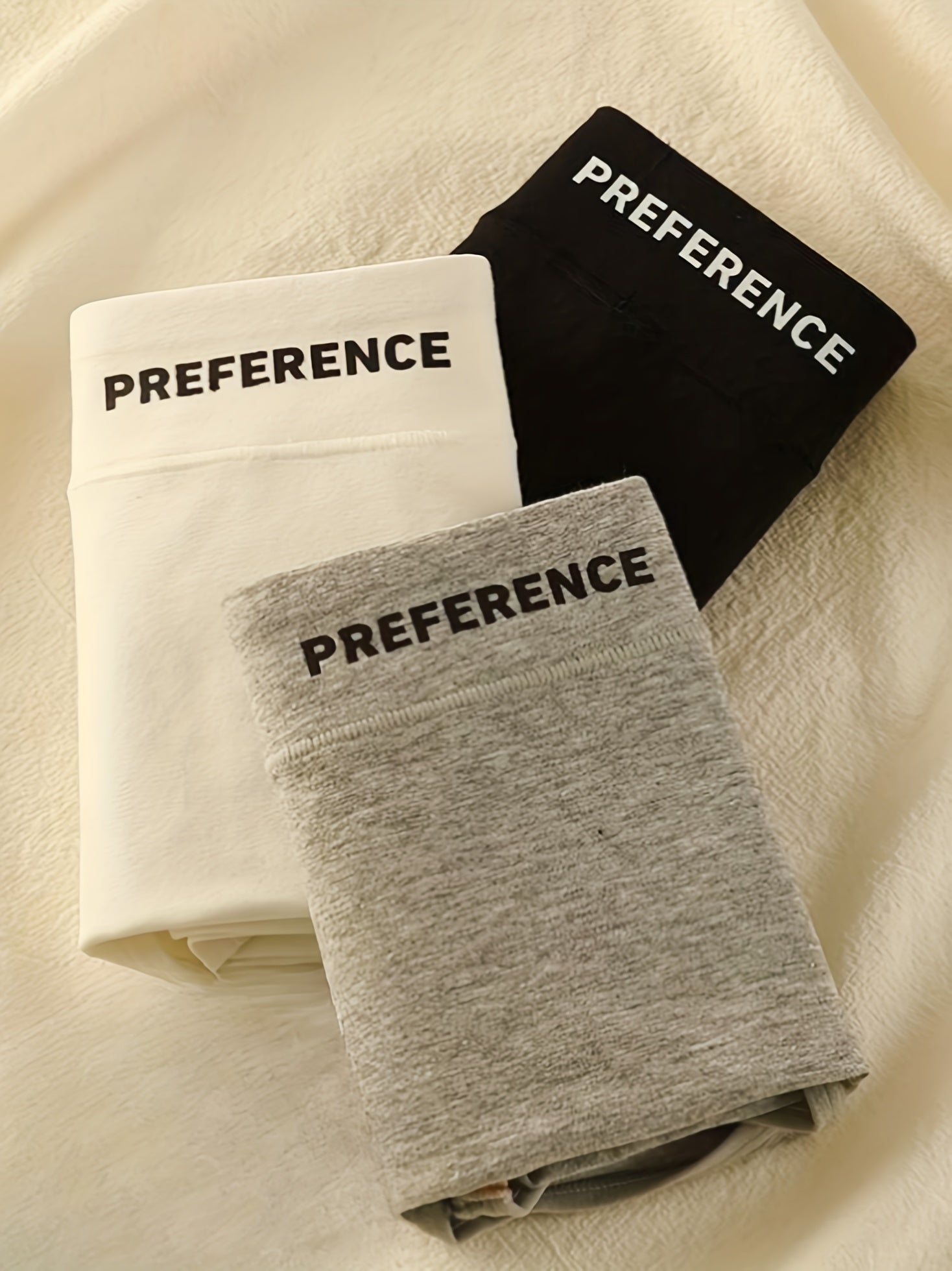 3pcs Letter Print Briefs Soft & Comfy Stretchy Intimates Panties
