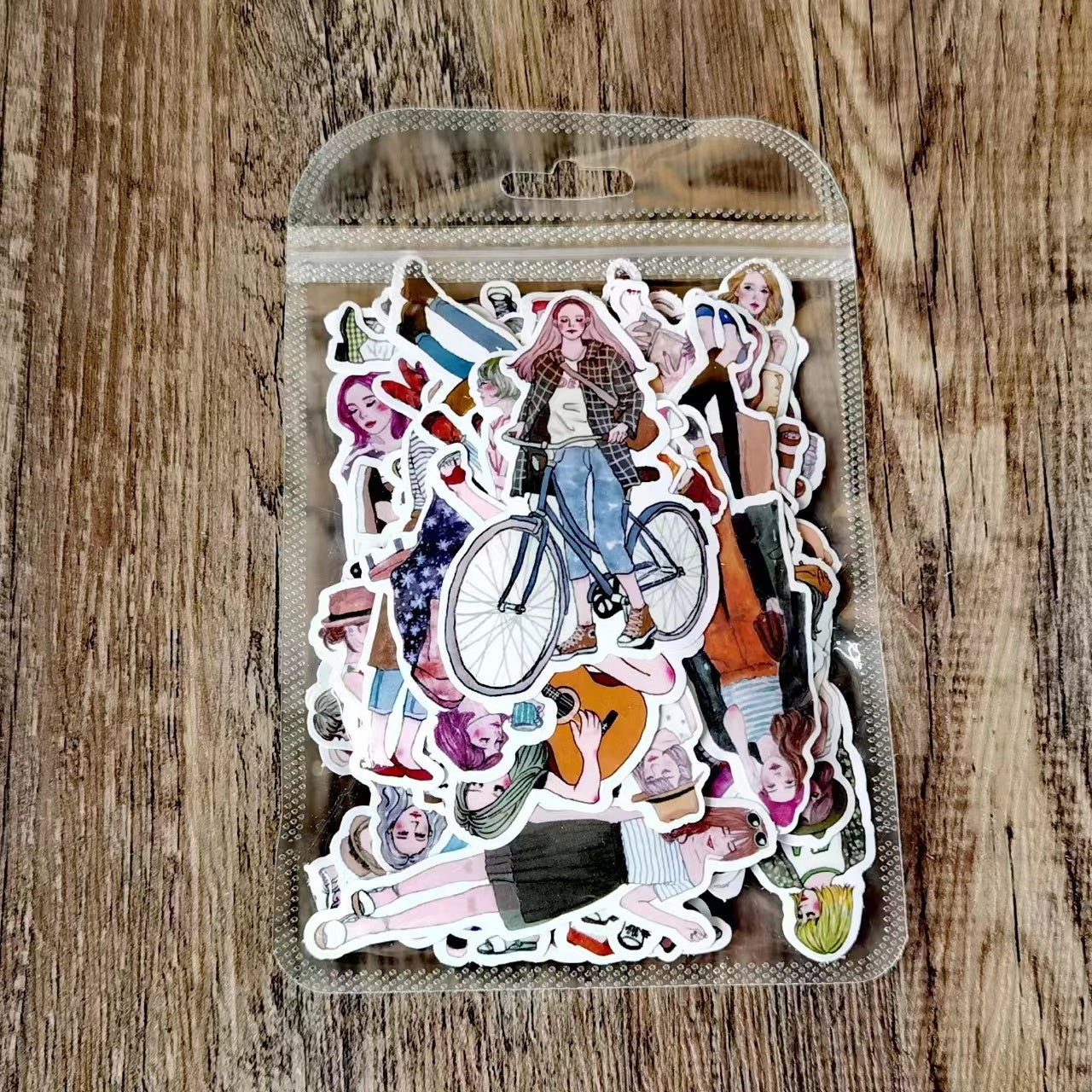100pcs Girls Stickers Diary Scrapbooking Paper Stationery DIY Sticker
