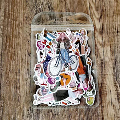 100pcs Girls Stickers Diary Scrapbooking Paper Stationery DIY Sticker