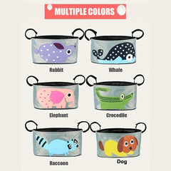 Stroller Organizer Hanging Bag Large Storage Space Portable