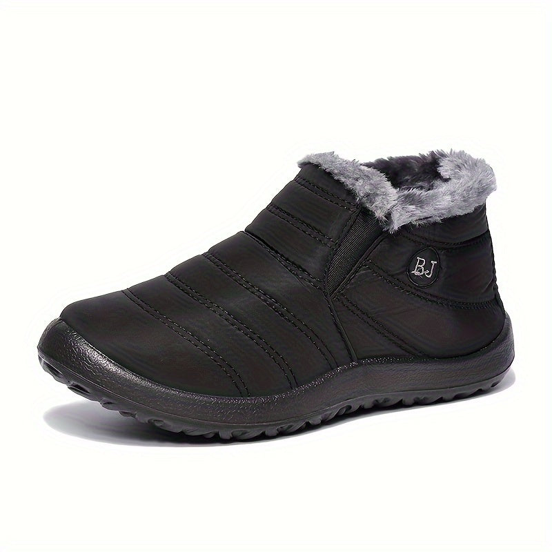 Waterproof Fleece Snow Boots Plus Size Warm Outdoor Boots