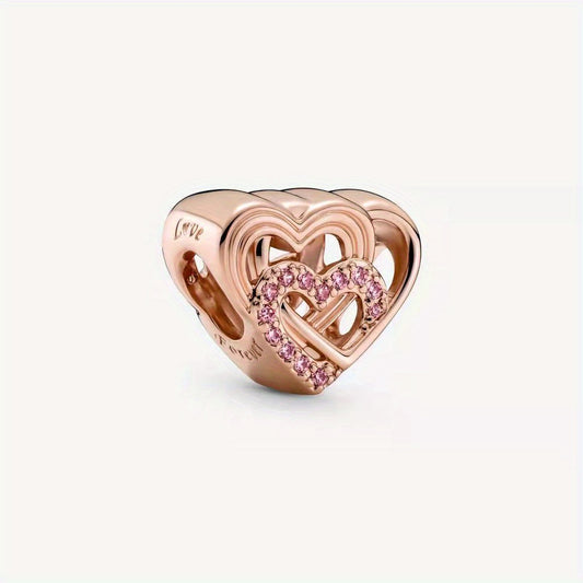 Rose Balloon Fox Tortoise Charm Bead Pendant for DIY Bracelet