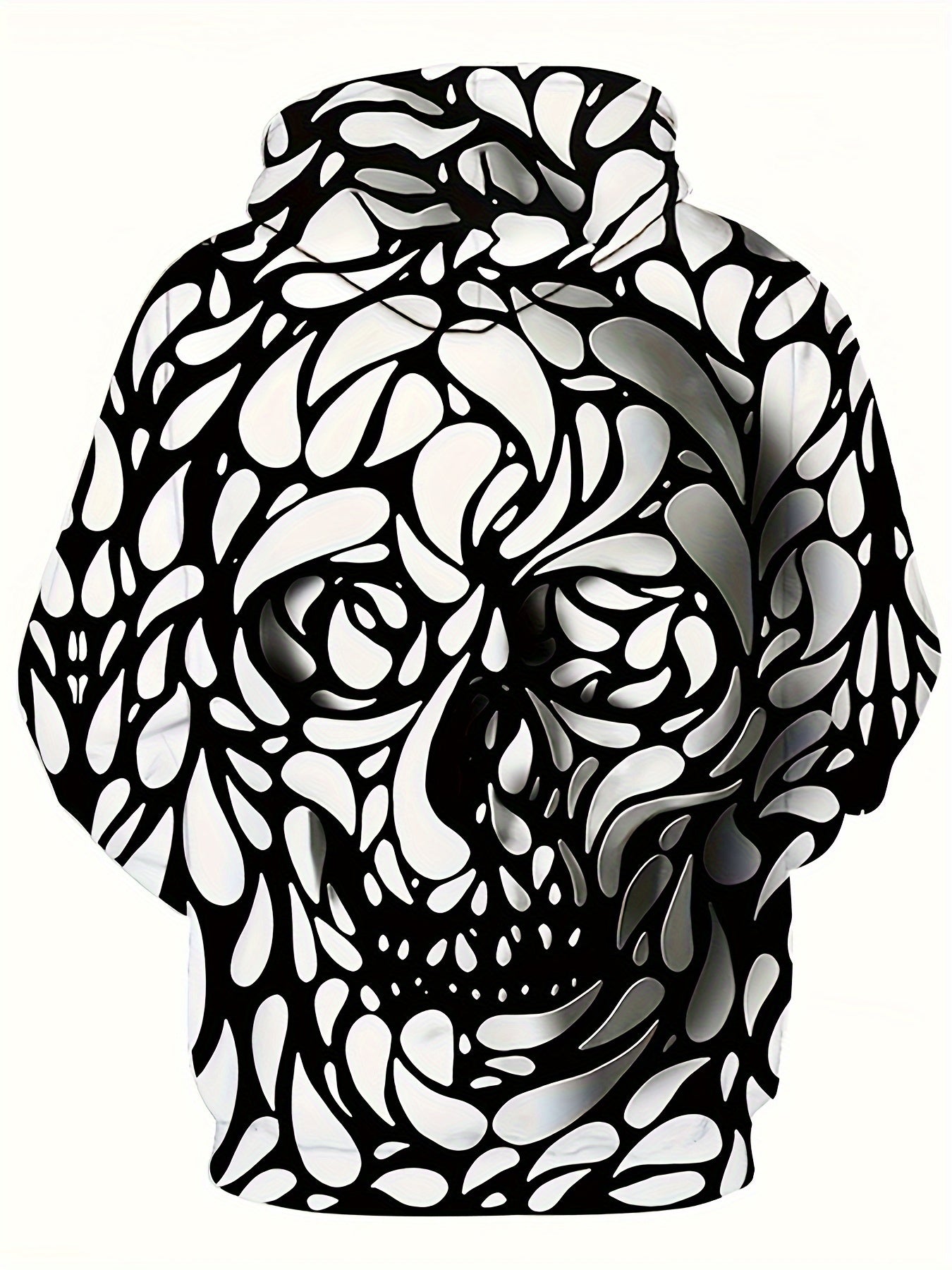 Abstract Skull 3d Print Hoodies For Men Graphic Hoodie