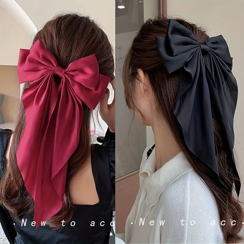 3pcs Big Bow Hair Clips for Girls