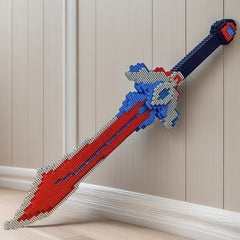 3D Puzzle Sword Building Kit Mixed Colors Educational Party Game