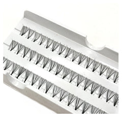 3 Rows Individual Lashes Mini Lightweight 3D Curly False Eyelashes