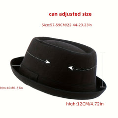 Versatile Wide Brim Fedora Hats for Party Meeting