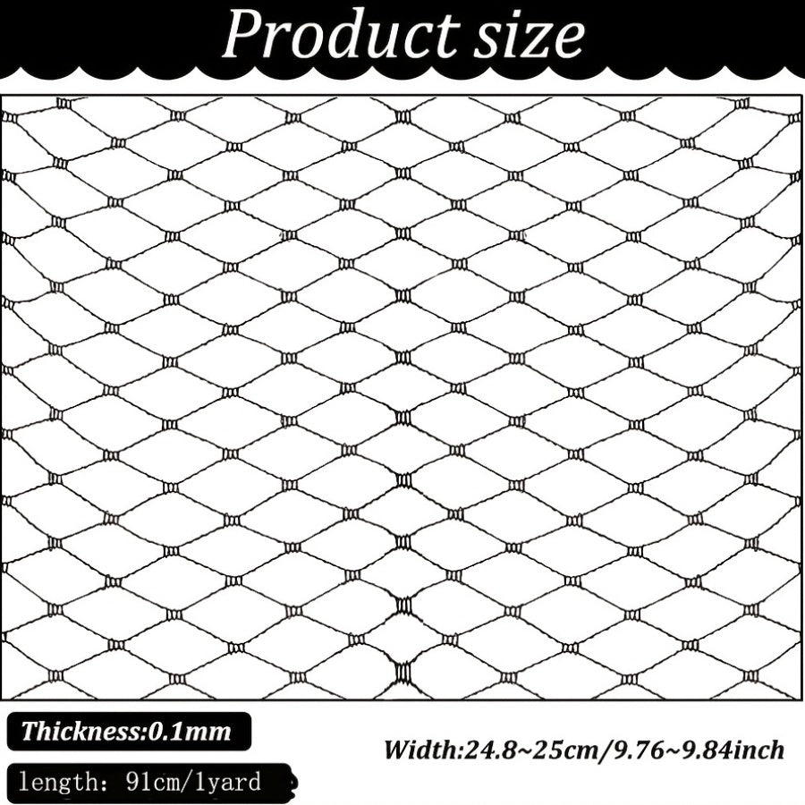 1 Yard Bridal Veil Netting Fabric Birdcage Organza Mesh