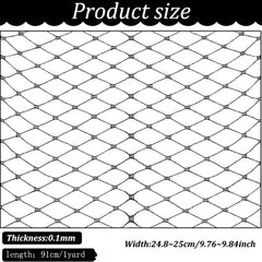 1 Yard Bridal Veil Netting Fabric Birdcage Organza Mesh