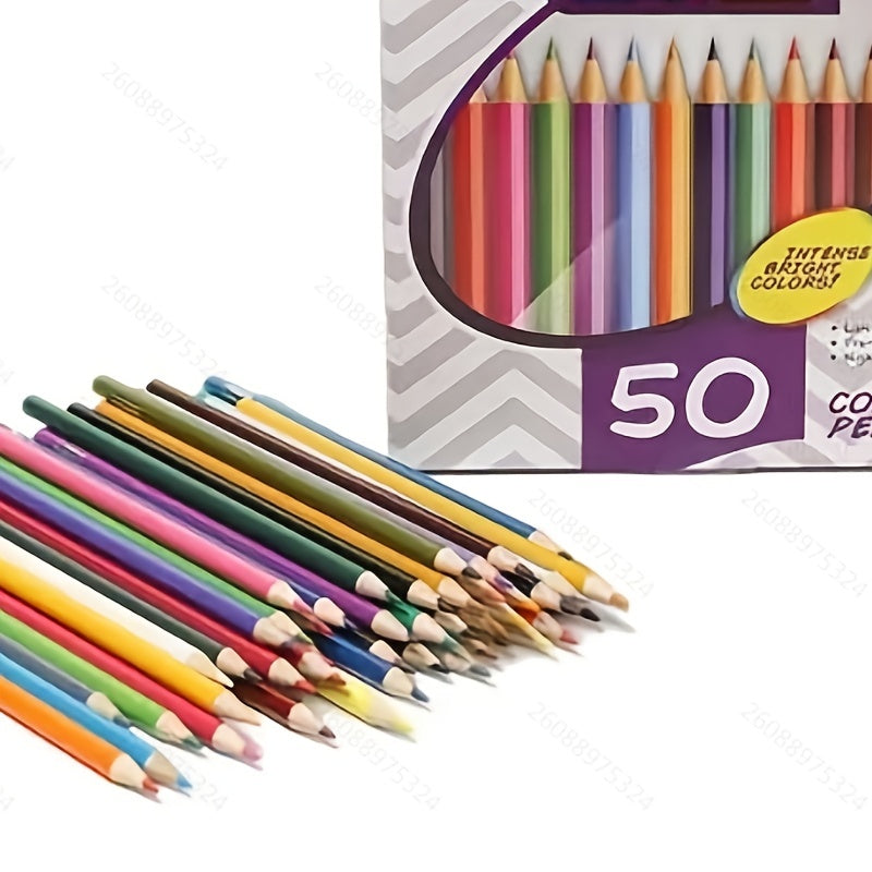 72 Colors Oily Pencil Drawing Sketch Set Soft Wood Pencil