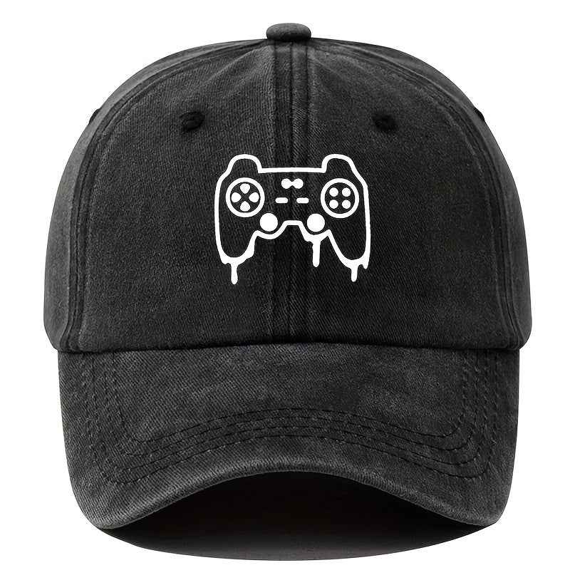 Game Console Printed Baseball Cap Vintage Dad Hat