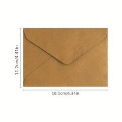 30PCS Vintage Woven Envelope Lovers' Confession Gift Postcard
