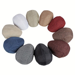Men's Summer Peaked Beret Retro Newsboy Hat