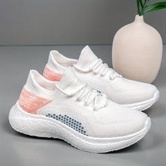 Women's Knitted Sports Shoes Low Top Sneakers