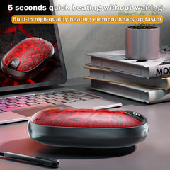 2-in-1 Rechargeable Hand Warmer Fast Heating Portable Winter Snow Cold Weather