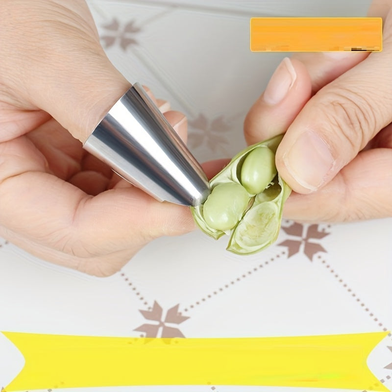 5pcs Stainless Steel Vegetable Nail Finger Guard Finger Tip Protector