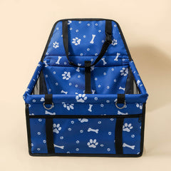 Breathable Oxford Pet Dog Car Booster Seat Soft Washable Travel Carrier Cage