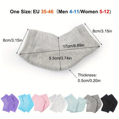 2pcs Silicone Gel Foot Protectors for Cracked Feet EU35-46 US Women 5-12
