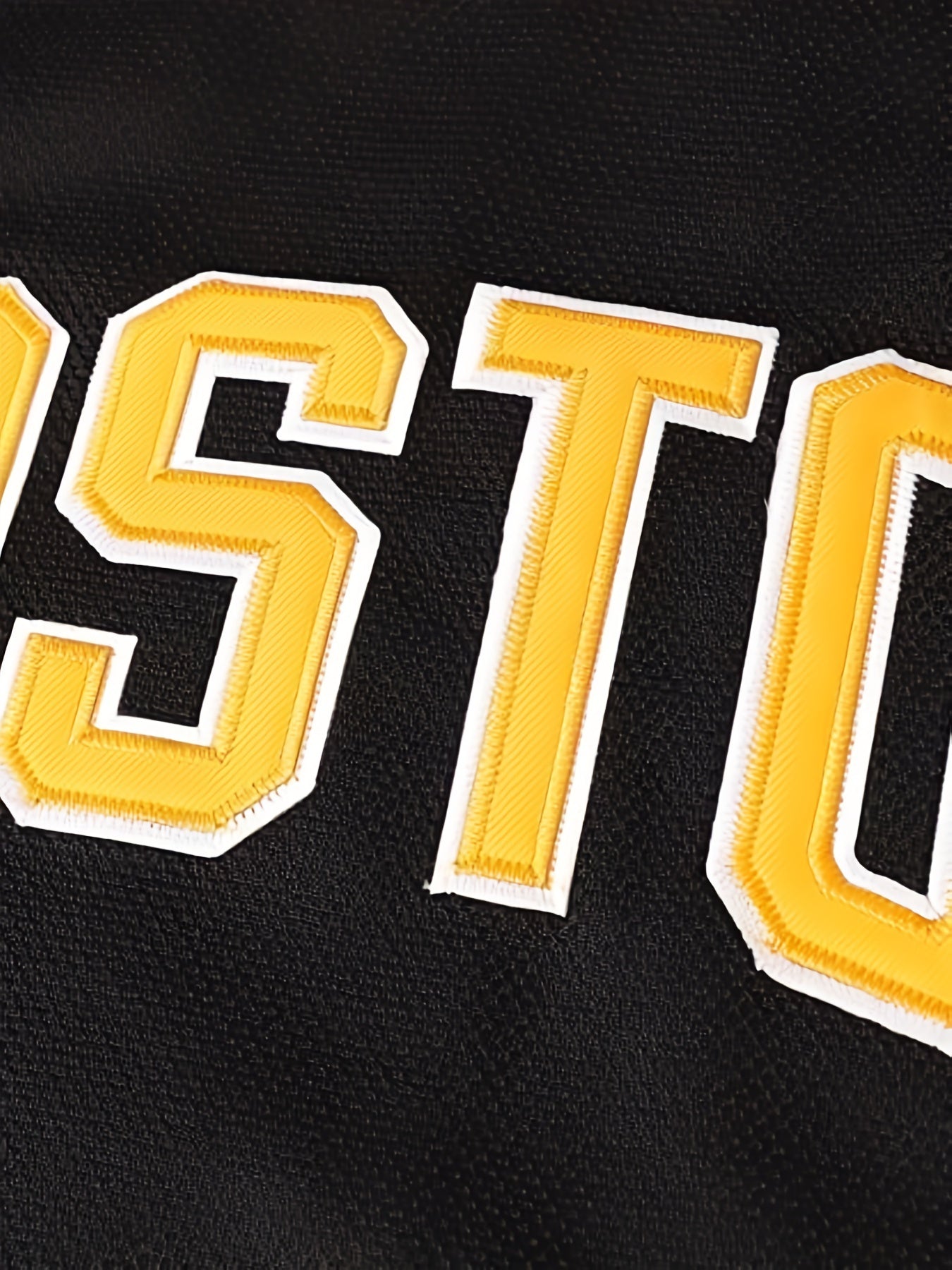 Men's Embroidery Ice Hockey Jersey Vintage Stripe V Neck Long Sleeve