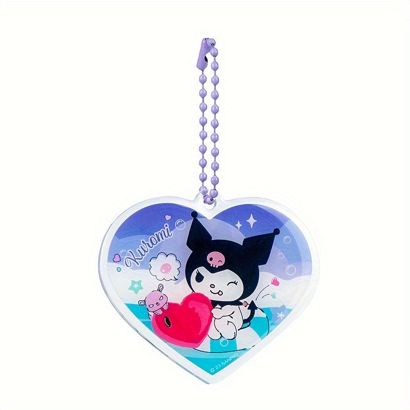 Cartoon Cat Dog Bag Acrylic Keychain