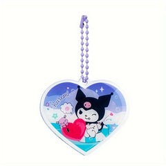 Cartoon Cat Dog Bag Acrylic Keychain