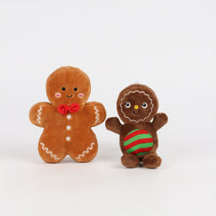 6" Gingerbread Man Toy Plush Stuffed Doll Christmas Tree Decoration