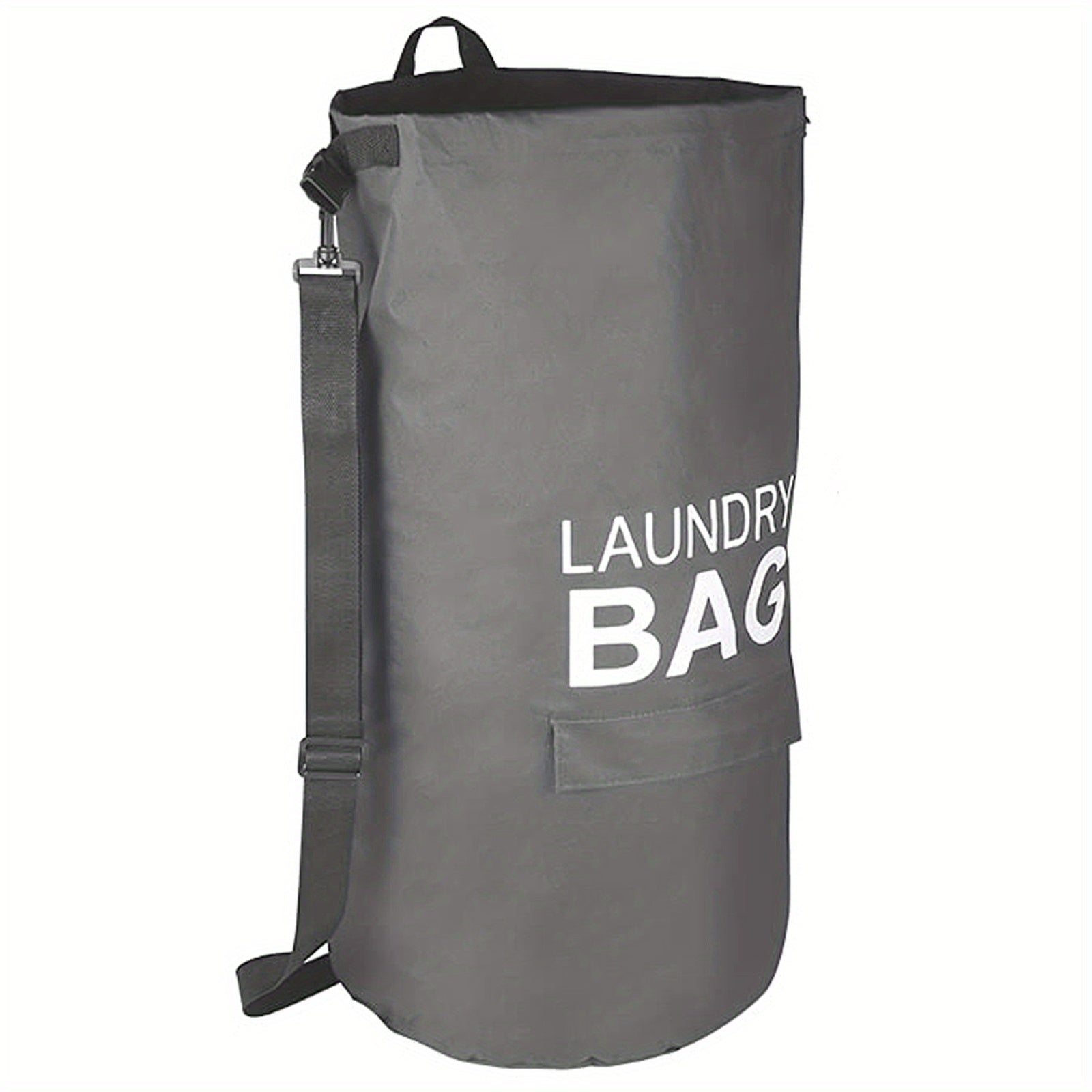 Large Capacity 71L Laundry Basket Foldable Adjustable Shoulder Strap