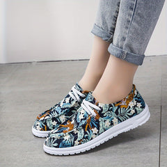 Lightweight Planet Print Skate Shoes Outdoor Sneakers