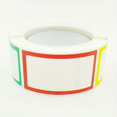 300 Sheets Adhesive Blank Border Refrigerator Labels