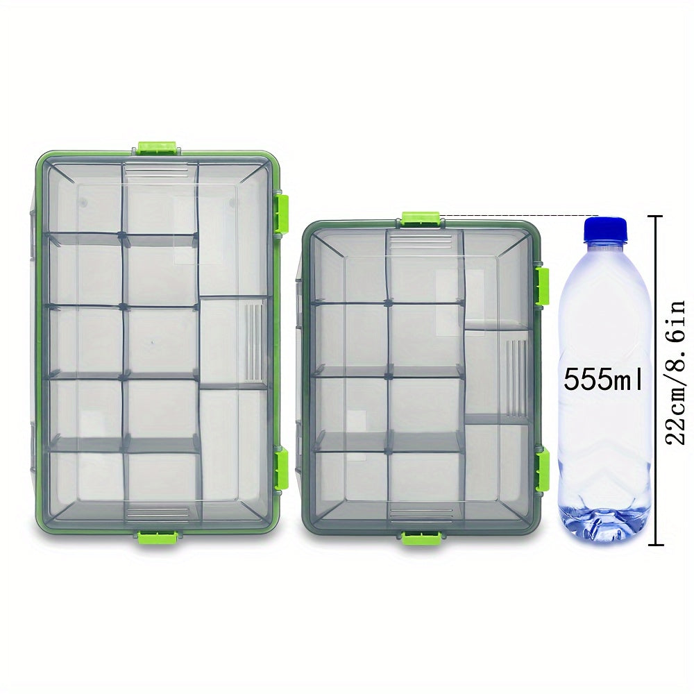 1pc Single Layer Parts Box Plastic Household Screw Box