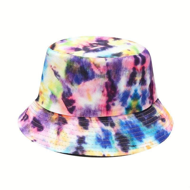 Print Double-sided Fisherman Hat Outdoor Sun Visor Hat Men Women