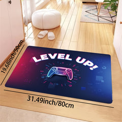 Gaming Area Rug Game Controller Pattern Decorative Carpet