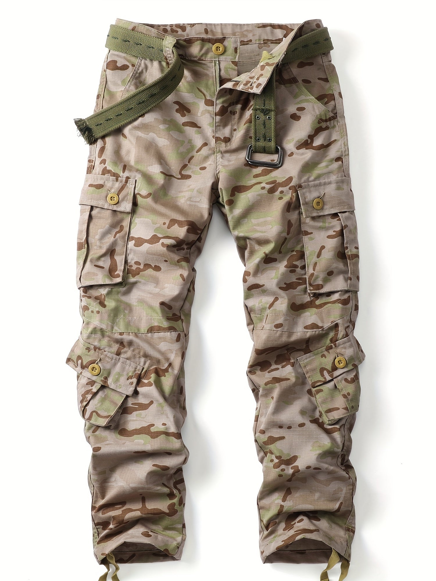 Classic Camo Cargo Pants Men's Tactical Outdoor Hiking Fishing