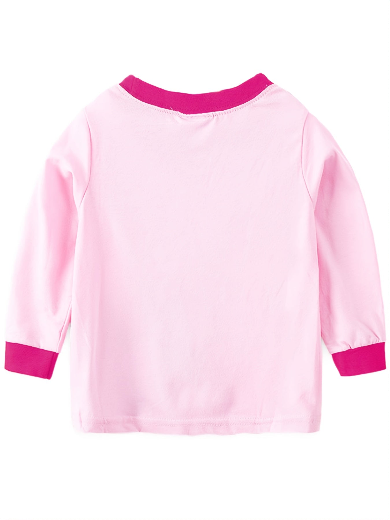 Kids Unicorn Pajama Set Long Sleeve Cartoon Casual Home Clothes