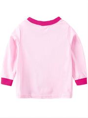 Kids Unicorn Pajama Set Long Sleeve Cartoon Casual Home Clothes
