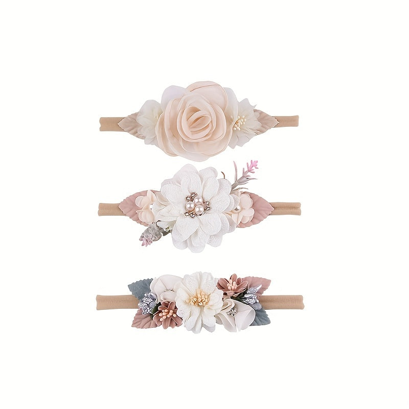 Cute Boy Elastic Hair Band Head Flower Toddler Headband Kids