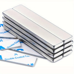 8pcs Neodymium Bar Magnets Strong Rare Earth Magnets with Adhesive