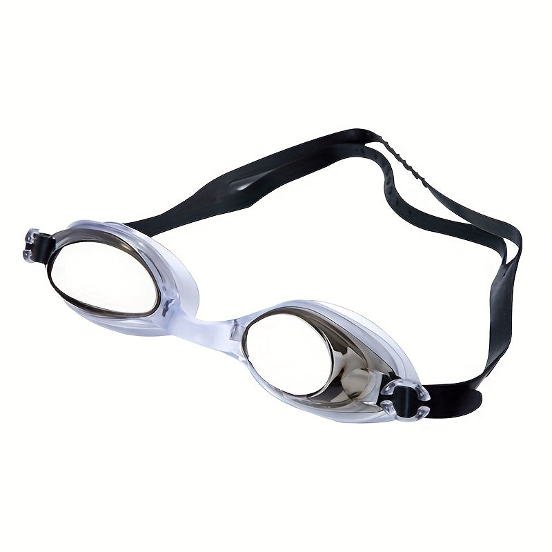 Swim Goggles w/ Nose Clip & Ear Plugs Waterproof Anti-Fog for Adults