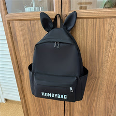 Nylon Casual Backpack Large Capacity Schoolbag for Students