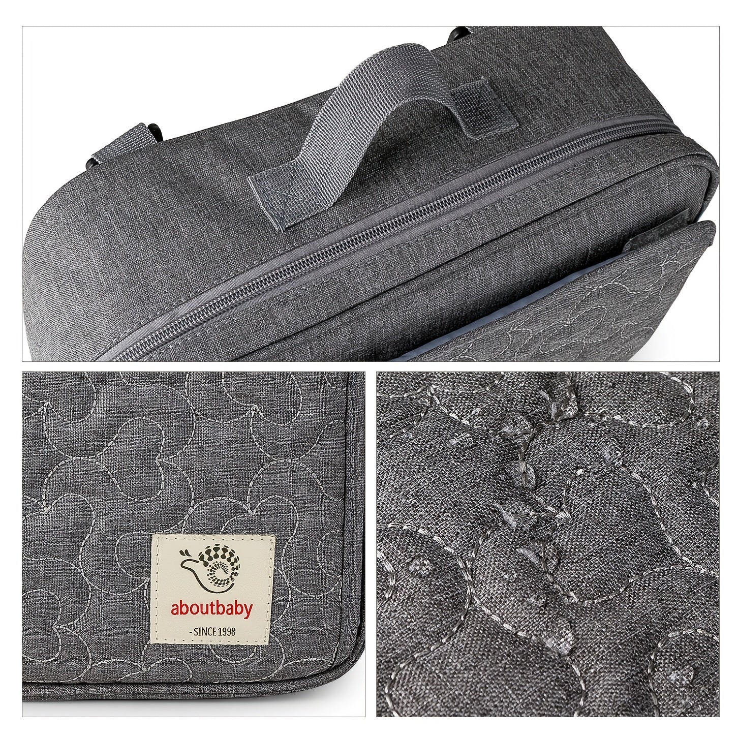 Waterproof Stroller Storage Bag for Diapers and Snacks