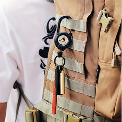 Keychain Carabiner Backpack Buckle Retractable Key Chain