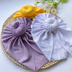 Soft Elastic Baby Donut Hat for Girls