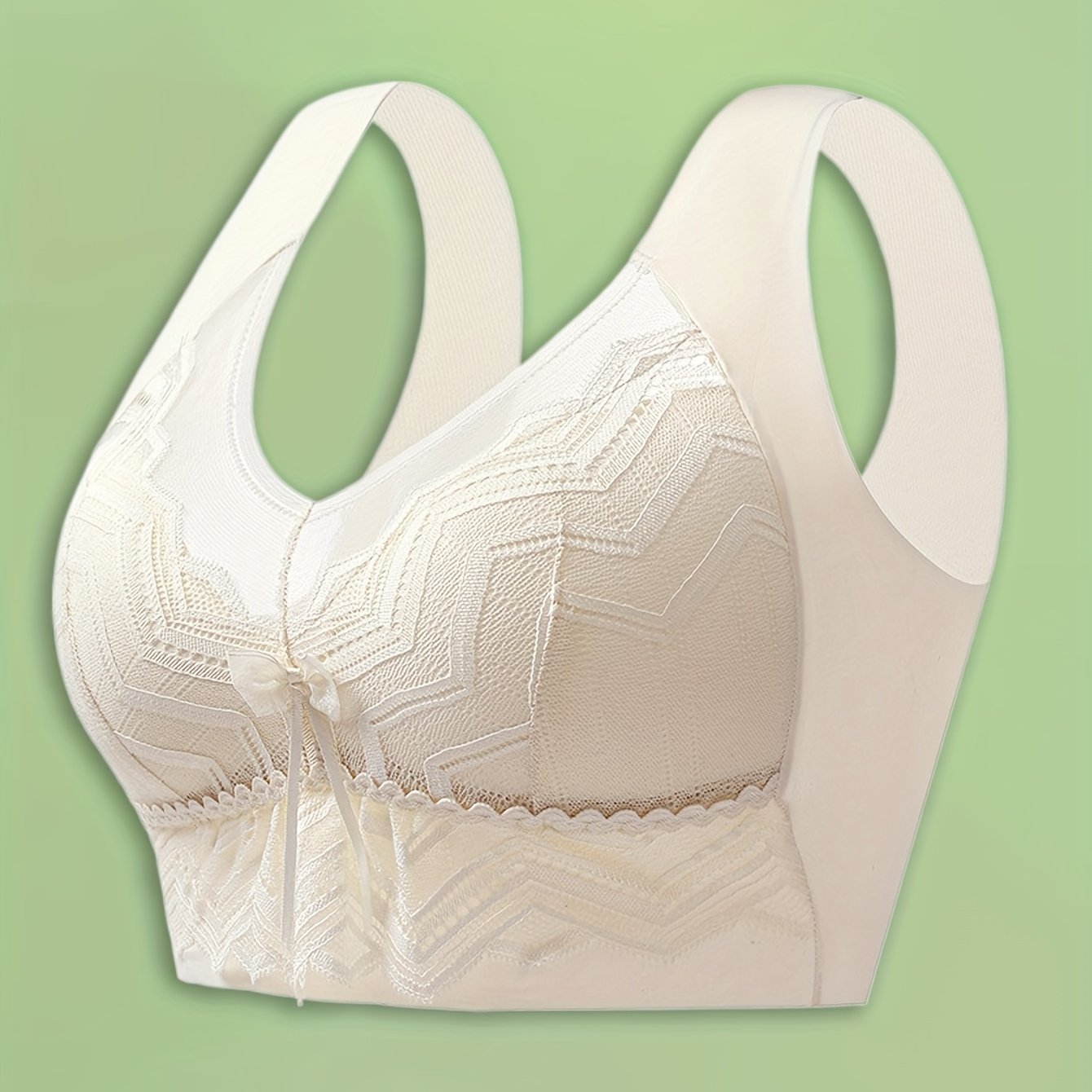 Lace Wireless Bra Full Coverage Comfy & Breathable
