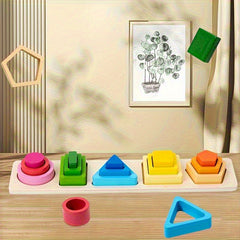 Wooden Interlocking Toy Set for Boys and Girls